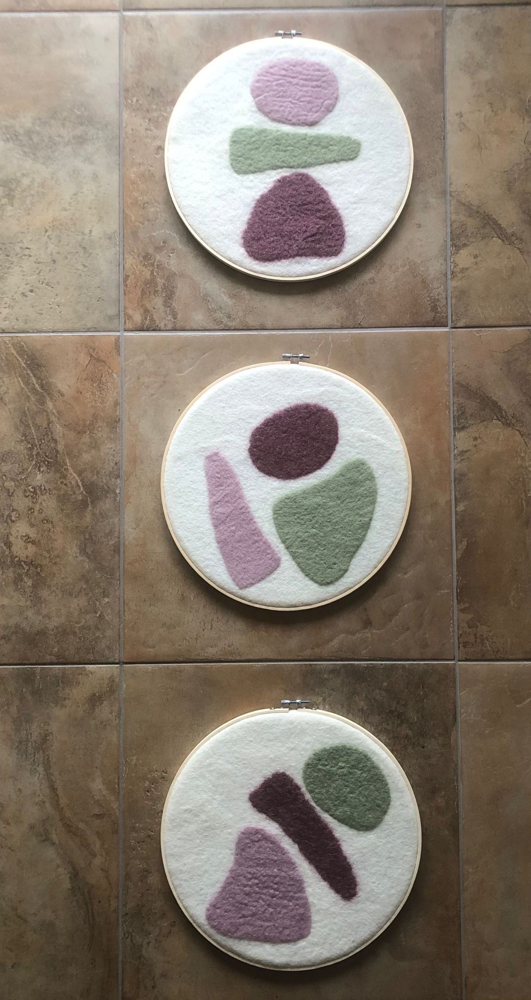 droog en nat vilten.